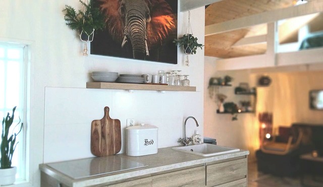 Romantic Loft, Cosy Hideaway with Fireplace in Finnerodja
