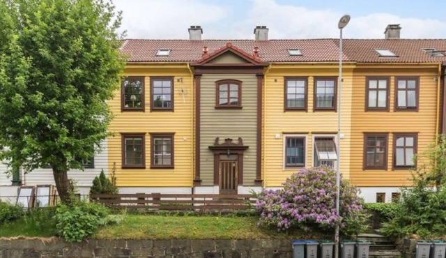 Romslig leilighet med terrasse og hage!