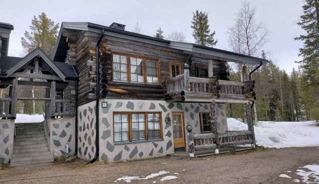 Rukanjurmu 9 | Spacious 2BR Log Apt with Sauna in Ruka