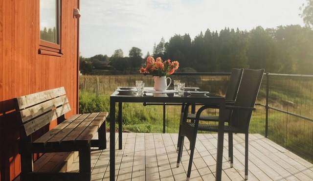 Rural cottage with a lovely view