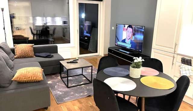 Scandpoint Apartment Lillestrom -Cosy 3 rooms flat with Parking, EV Charger 18 min from Airport