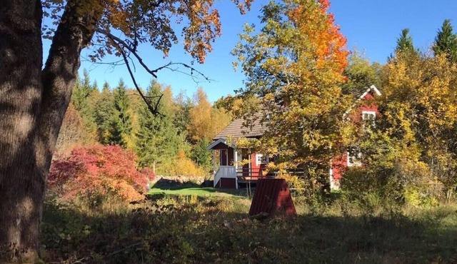 Scenic cottage in the Småland forest with proximity to a lake