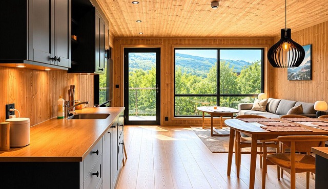 Slåttahølen - new and nice apartment with a central location in downtown Geilo.