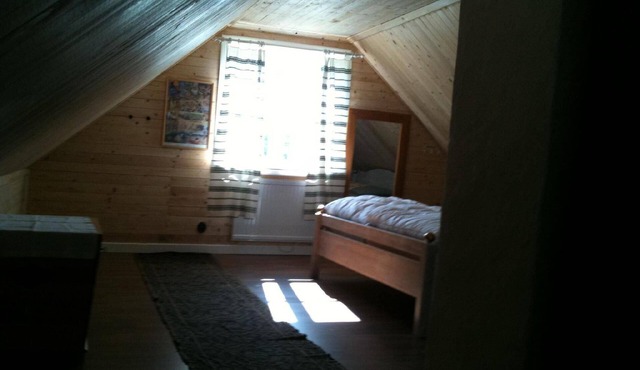 Small holiday house on a farm site