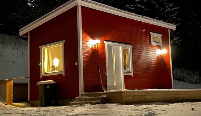 Solbergs, attefallshus i Vik, Åre