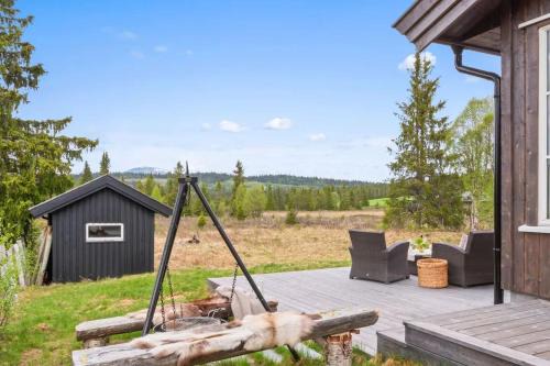 Solglimt, mountain cabin in Golsfjellet with jacuzzi