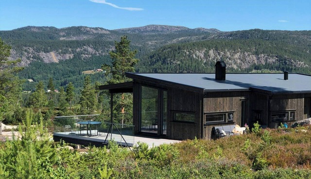Spacious mountain cabin with view in Nissedal