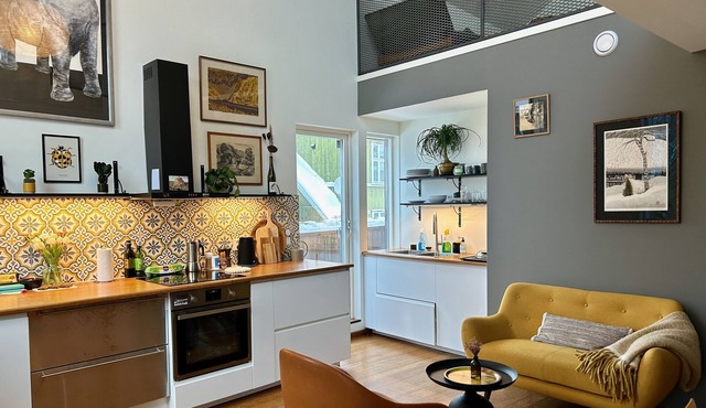 Spacious, stylish family home in charming central area with parking available
