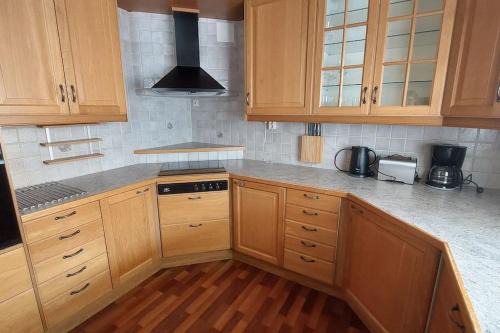 Spacious three room apartment with a large kitchen and bathroom