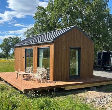 Steigen lodge with beautiful view
