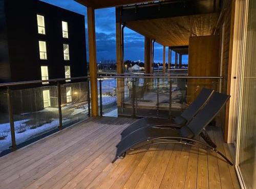 Strøken leilighet inkl parkeringskjeller.