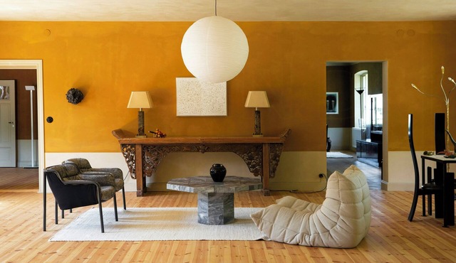 Stylish farm with designer interior in Österlen