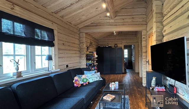 Stylish log cabin in Hafjell w/view & sauna