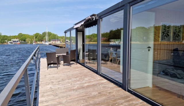 The Saltkrokan Houseboat in the Archipelago of Southern Sweden