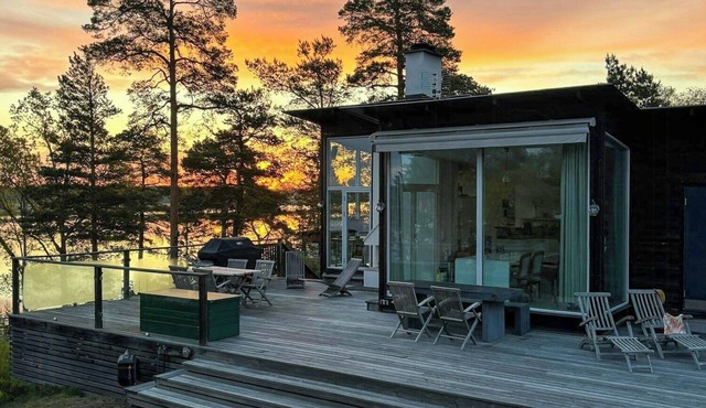 Three houses with sea views and hot tub