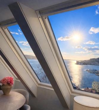 Top Floor Apt with Stunning Fjord View - Walk to Bryggen
