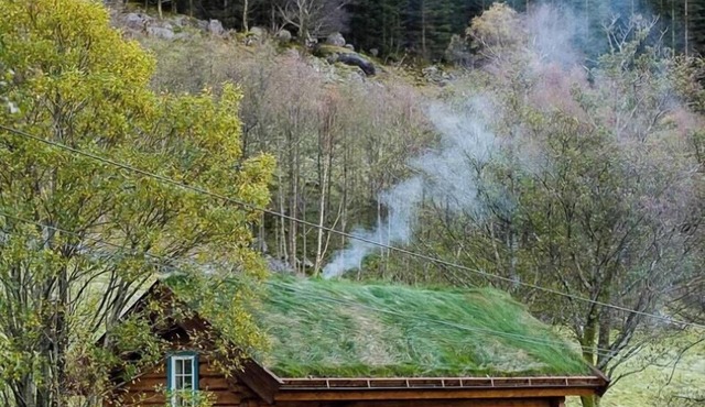 Travel back in time in this charming log cabin