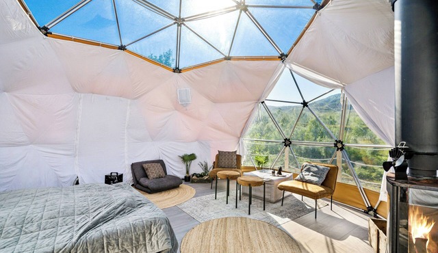 Unique glamping and tiny home with skylight
