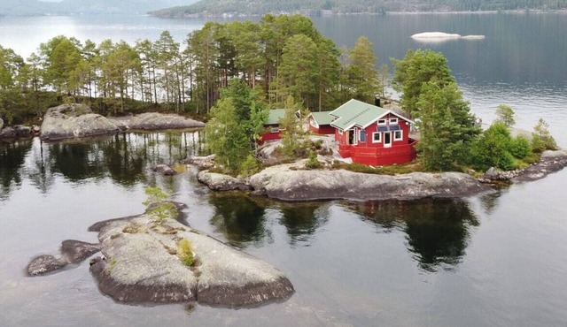 Unique setting and silence on private island