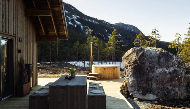 Villa Lakehouse Moss with sauna, jacuzzi & boat (optional)
