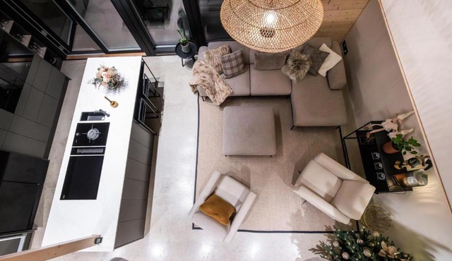 Villa Log modern interior