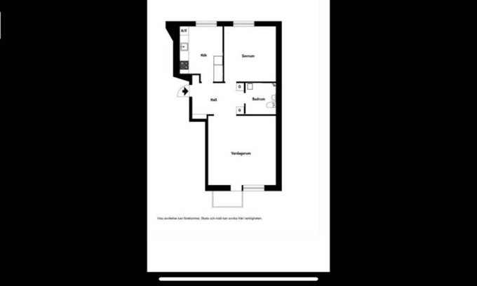 Orebro Apartment | 55 m² Apartment ∙ 1 bedroom ∙ 2 guests