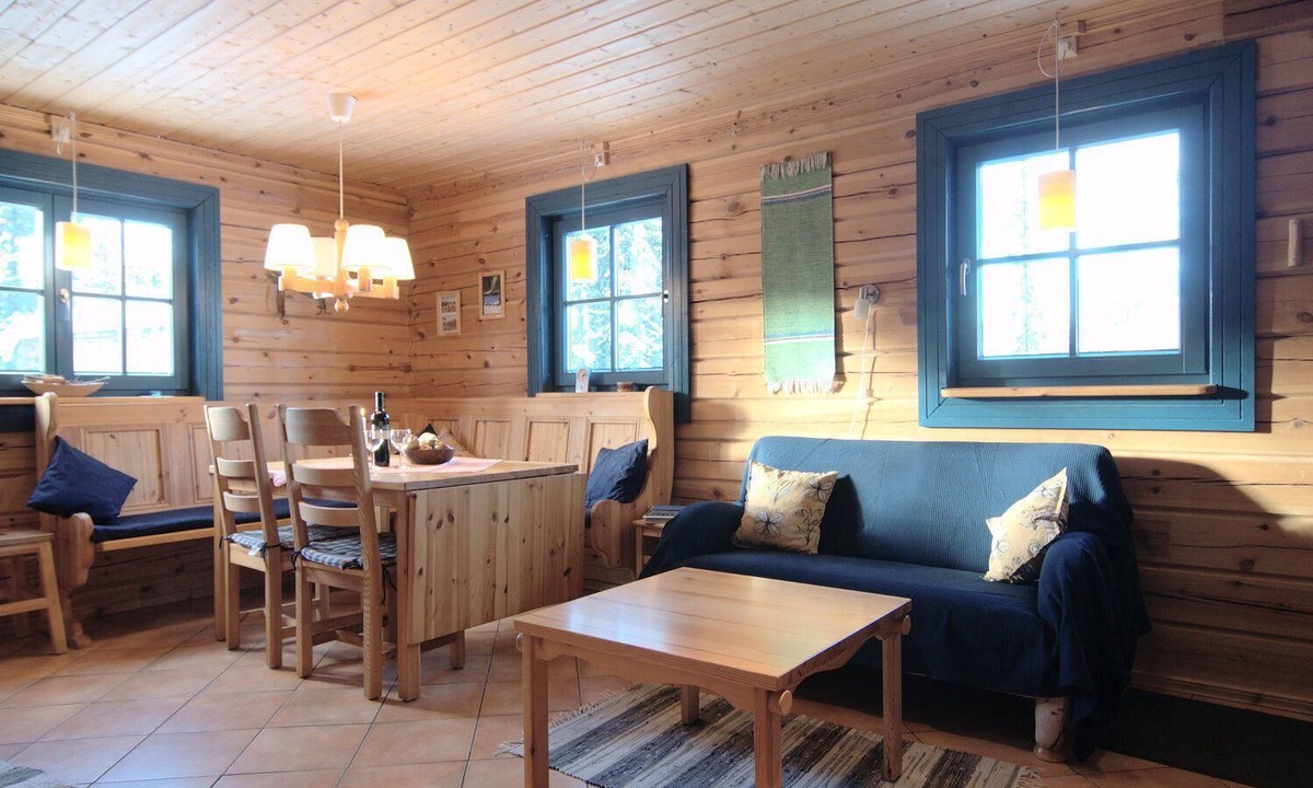 Galabodarna House | Charming modern log cabin with fireplace