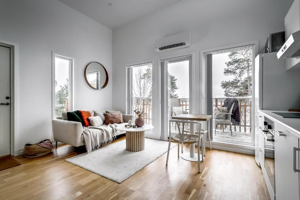 Upplands-Bro Municipality House | Waterfront Spa Retreat with Hot Tub