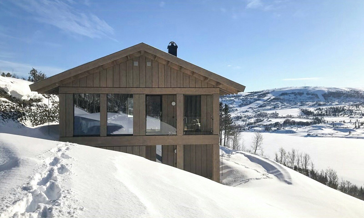 Vestre Slidre House | Family cabin with picturesque view at Røn