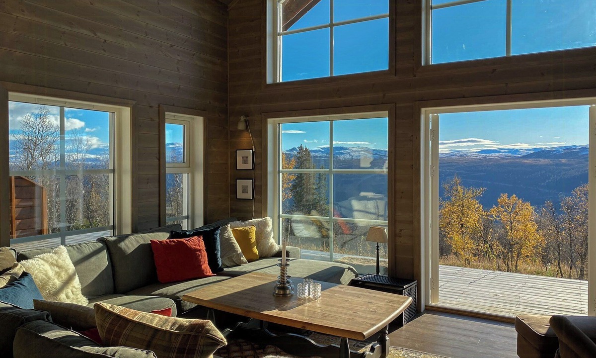Nore og Uvdal House | Traditional cabin with views of Hardangervidda