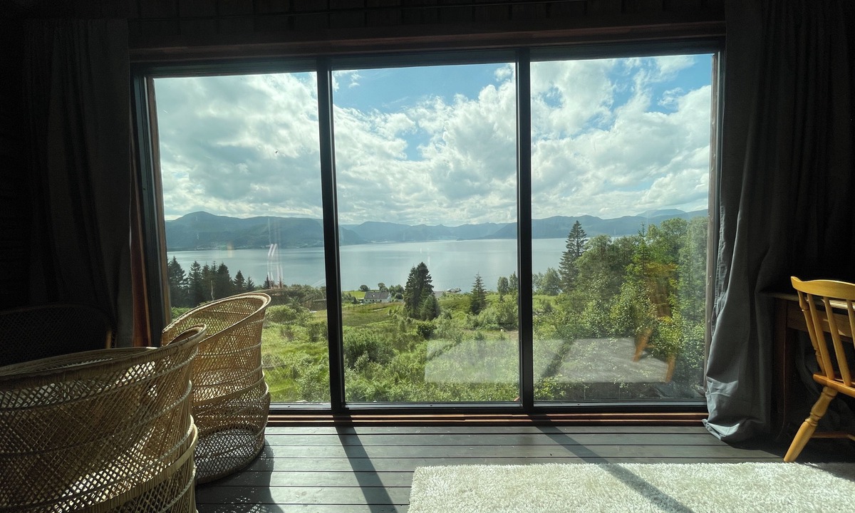 Fiskabygd Cabin | Stunning fiord panorama view off-grid forest cabin