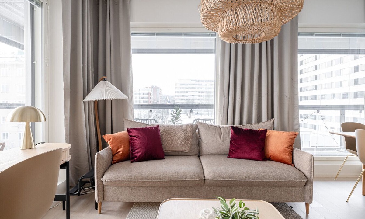 Tampere Apartment | New 2BR with Balcony, Sauna & Great Location