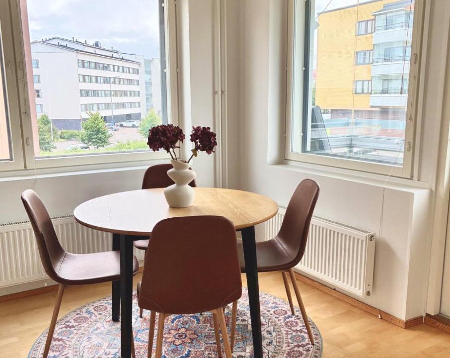 Rovaniemi Apartment | 2ndhomes Stylish Riverside Apartment with 2BR, Sauna & Warm Parking