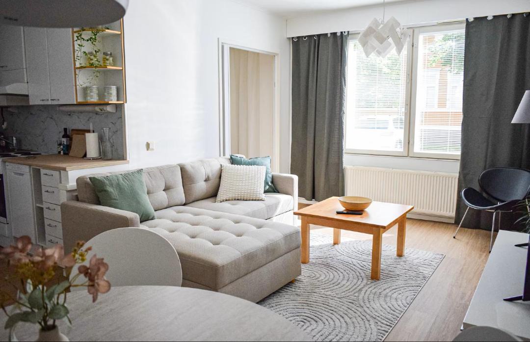 Kokkola Apartment | Tyylikäs keskustahuoneisto, Sauna, Pysäköinti