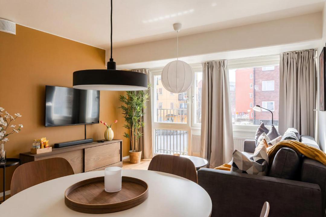 Vasteras Apartment | Guestly Homes - Central Premium Suite 1BR