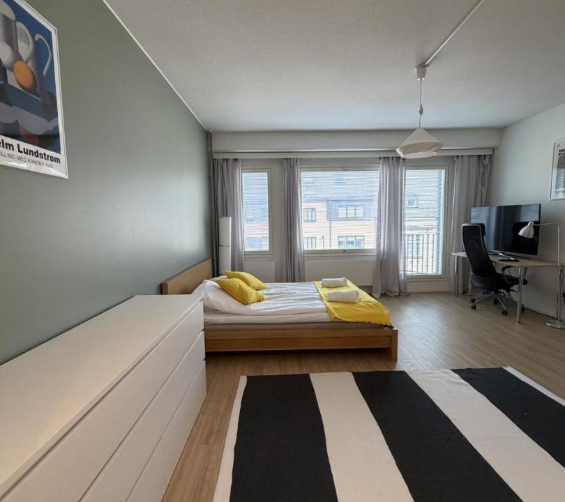 Turku Apartment | Viihtyisä ja tilava studio keskustassa