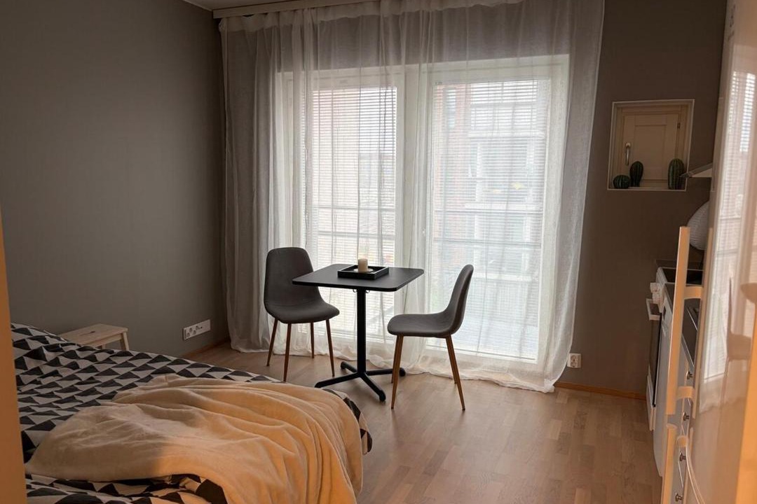 Turku Apartment | Fresh studio next to Logomo and the train station
