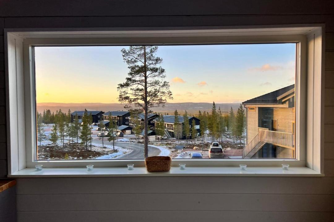 Idre Apartment | Copernicus Mountain Lodge - In Idre with Ski in n Ski out and Ski In and a magical mountain view