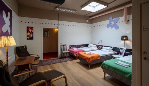 Quadruple Room with Private Bathroom, only Skylight (Annex)