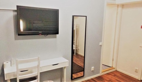 Family room with bathroom (no windows)