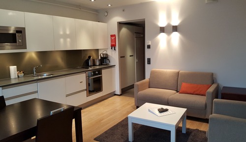 1-bedroom apartment B17 with Balcony, Sauna