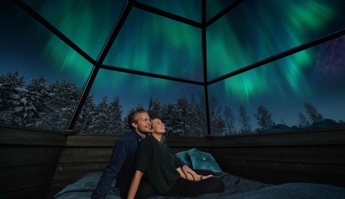 Twin Glass Igloo (warm room)