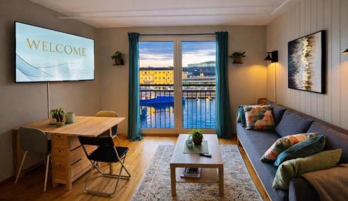 One-Bedroom Apartment with Balcony and Water View