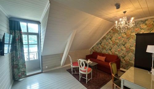 Historic Superior Room with Balcony and Fjord View 