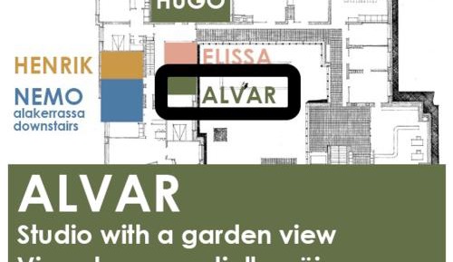 Studio with Garden View