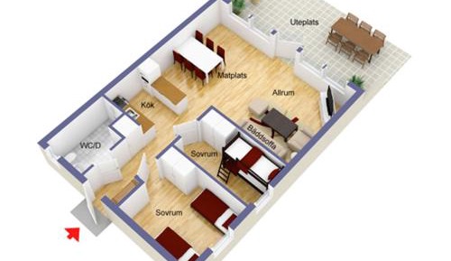 Two-Bedroom Cottage