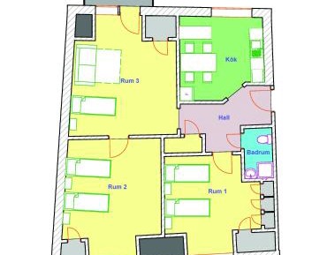 Three-Bedroom Apartment