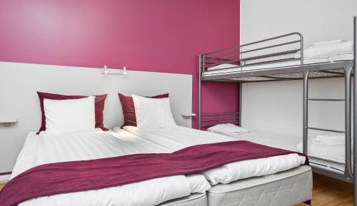 Family Room with One Double Bed and One Single Bunk Bed