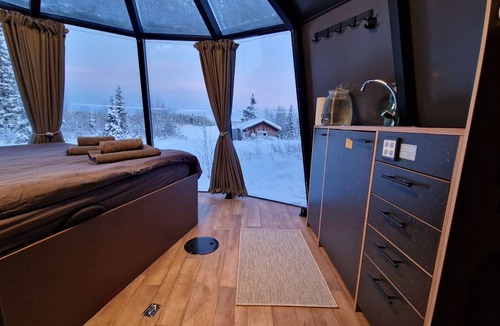 Jukkasjarvi Other | Aurora RiverCamp Glass Igloos and Cabins