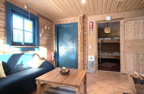 Galabodarna House | Charming modern log cabin with fireplace